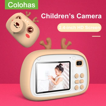 Vaikų Žaislas Foto Kamera, Vandeniui 1080P HD Ekranas, Vaizdo Kamera, Žaislai Vaikams, Cartoon Mielas Kameros Fotografijos Dovana Vaikams