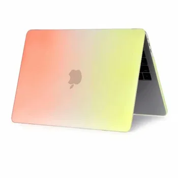 Vaivorykštė Laptop Case For MacBook Air 13.3 A1466 A1369 Padengti Sunku Atsparus Smūgiams, Anti Nulio Skaidrus Atveju MacBook A1466 A1369