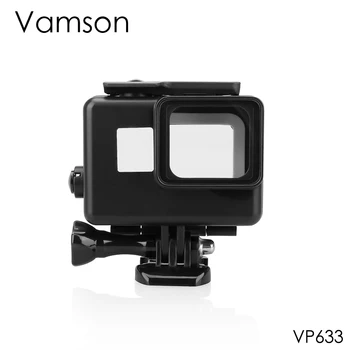 Vamson Accessori už GoPro Hero 7 6 5 60M po vandeniu atsparus Vandeniui Apsauginis Atveju Būsto Shell Nardymo Black Edition VP633