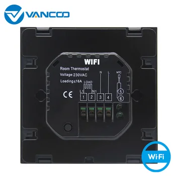 Vancoo Wifi Smart Termostatas 220V Elektros Šildymo Temperatūros Reguliatorius Thermoregulator Šildymo Dirbti su Alexa/ 