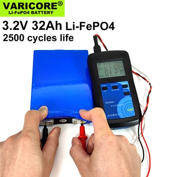 VariCore NAUJŲ 3.2 V 32Ah baterija fosfato (LiFePO4 12V 4S 24V 32000mAh Motociklo, Automobilio variklio baterijų keitimo Nikelio