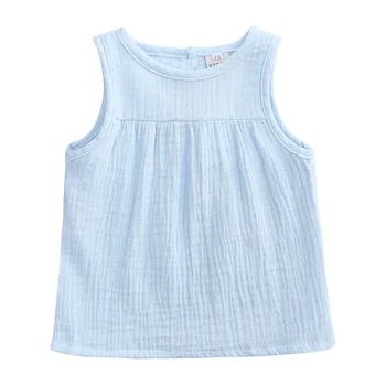 Vasaros 2020 m. Vaikų Drabužiai, Kūdikių Mergaitės, T Marškinėliai Vaikams Medvilnės Skalbiniai Viršūnes Kūdikio Liemenė Suknelė Mergina Sluoksniuoti Drabužius T-Shirt