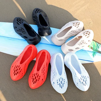Vasaros lengvas, kvėpuojantis mados patogus tuščiaviduriai iš sandalai lauko keliauti vandens paplūdimio bateliai Pora batų
