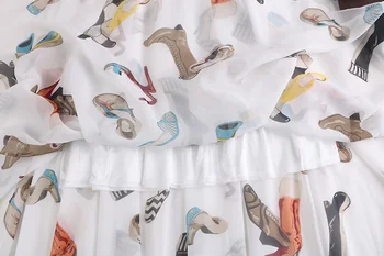 Vasarą moterys šifono derliaus elegantiškas Bohemijos midi sijonas su diržu 2020 m. aukštos juosmens plisuotas sijonas moterų lady spausdinti sijonai femal