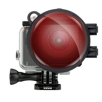 Veiksmo Kamera Nardymo Objektyvo Filtro Rinkinys su 16X Makro Objektyvas Gopro Hero 7 6 5 Juoda Povandeninio Nardymo Raudona Purpurinė Nardymo Objektyvo Filtras