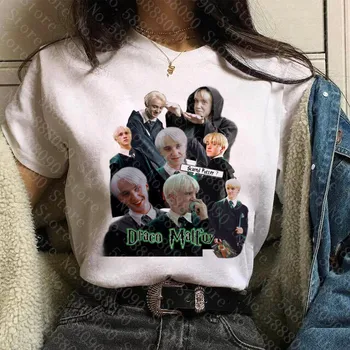 Vieną Imtasi Protiškai Pažintys Draco Malfoy Tumblr Moterų Marškinėliai Tee Viršuje Atsitiktinis Naujas Vasaros Juokingi Marškinėliai Moteriška Vintage Drabužių