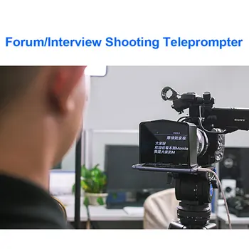 View T1 Teleprompter Nešiojamų Išmanųjį telefoną Prompter canon nikon sony Fotoaparatas DSLR Interviu Filmavimo Teleprompter