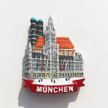 Vokietijos Šaldytuvas Magnetai, Berlyno, Frankfurto, Hamburgo Freiburg Miunchenas Neuschwanstein Turizmo Suvenyrai, Magnetiniai Lipdukai Kelionės Dovanos