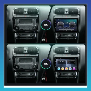 Volkswagen POLO 2008-2020 Automobilio Radijo Multimedijos Android 10.0 GPS Navigacijos 4G WI-fi