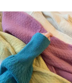 Vy1139 2020 m. pavasarį, rudenį, žiemą, naujos moterų mados atsitiktinis šiltas gražus Megztinis moteris moteris OLIS negabaritinių megztinis korėjos