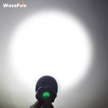 WasaFire 18000Lumen Dviračių Šviesos 9* T6 LED Galva, Priekiniai Lauko Dviračių Šviesos žibintas Fakelas Dviračio šviesos + 9600mAh baterija