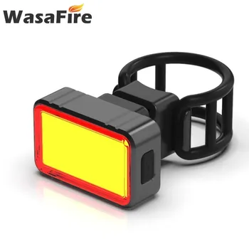 WasaFire Smart Stabdžių Jutikliai, Dviračių užpakalinis žibintas USB Įkrovimo Dviračių Galinis Žibintas 4 Režimai Naktį Saugos Įspėjimas Dviračių Užpakaliniai Žibintai