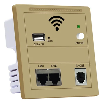 WiFi Router Smart Lizdo Sienoje Įtaisyto 3G USB Prieigos Taško, Belaidžio Sieninės Kartotuvas Smart Nuotolinio Valdymo