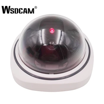 Wsdcam Plastiko Smart Indoor/Outdoor Manekeno Stebėjimo Kamerą Namų Dome Netikrą CCTV Saugumo Kameros su Mirksinti Raudona LED Žibintai