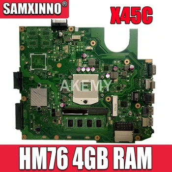 X45VD Nešiojamojo kompiuterio motininė plokštė, skirta ASUS X45C X45VD X45V X45 originalus mainboard 4G RAM bandymo darbai