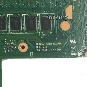 XinKaidi X540LJ Nešiojamojo kompiuterio motininė plokštė, skirta ASUS X540LJ X540L F540L X540 Bandymo originalus mainboard 4G-RAM I3-4005U GT920M