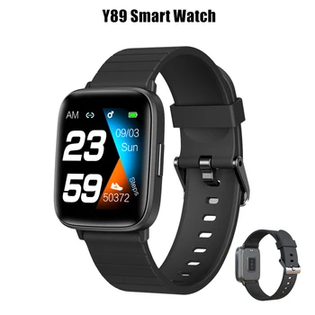 Y89 Smart Watch Vyrų, Moterų Sporto Smartwatch 