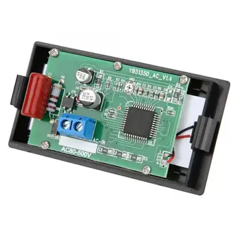YB5135D LCD Dviejų laidininkų Skaitmeninis Ekranas Voltmeter AC Įtampos Testeris, Matuoklis Skydelis Matavimo Diapazonas AC80-500V