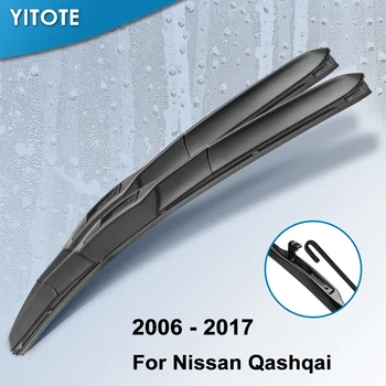 YITOTE Priekinio stiklo Valytuvų Mentės Nissan Qashqai J10 J11 2006 2007 2008 2009 2010 2011 2012 2013 2016 2017 2018