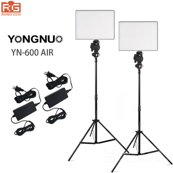 YONGNUO YN600 Oro LED Fotoaparato Vaizdo Fotografijos 3200K Šviesos-5500K Rinkinys, skirtas 