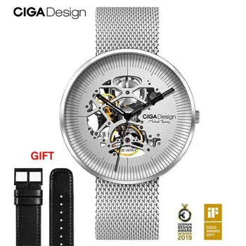 Youpin Originalus CIGA Dizaino Laikrodžiai Mechaninė Žiūrėti MANO Serijos Mechaninė Tuščiaviduriai Mechaniniai Laikrodžiai Vyrų Mados Žiūrėti