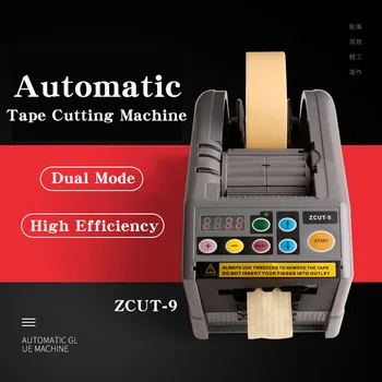 ZCUT-9 60mm Pločio Automatinė Tape Dispenser Efektyvus Mikrokompiuteris Pažangi didelis Auto Juosta, Pjovimo Juosta Cutt Mašina M-1000