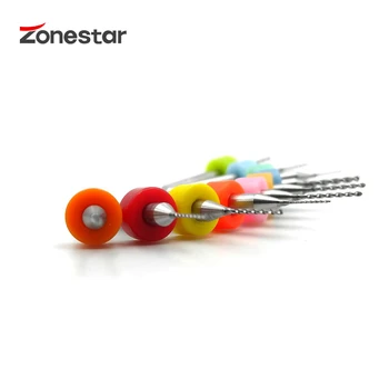 ZONESTAR 0.3-1.2 mm Sumaišyti 3D Spausdintuvą, Purkštukų Valymo Grąžtas Rinkinys MK7 MK8 RepRap 10ps