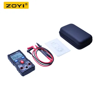 ZOYI ZT-S2 Skaitmeninis Multimetras testeris auto svyruoja true rms Multimetro AC DC 600V Voltmeter +baterijos/NCV bandymo LCD apšvietimas