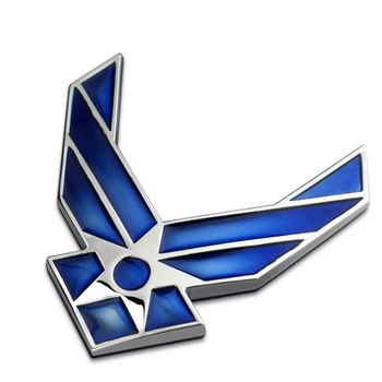 ZZTZZ 3D Metalo JAV Oro Pajėgų Automobilių lipdukas Logotipas Logotipas Ženklelis Automobilių Stilius Universaliųjų Automobilių Moto Nuoma Dekoratyviniai Aksesuarai