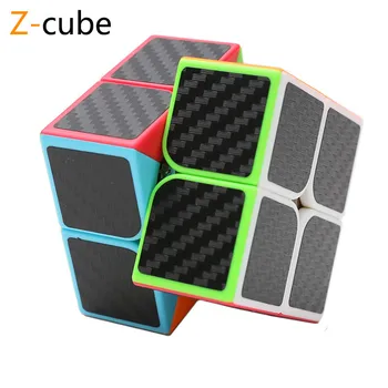Zcube Juodos spalvos Anglies Pluošto Antra-kad 2x2x2 Neo Magic Cube Z Ryškios Antros eilės Kubo Švietimo Kūrybiniai Žaislai Vaikams
