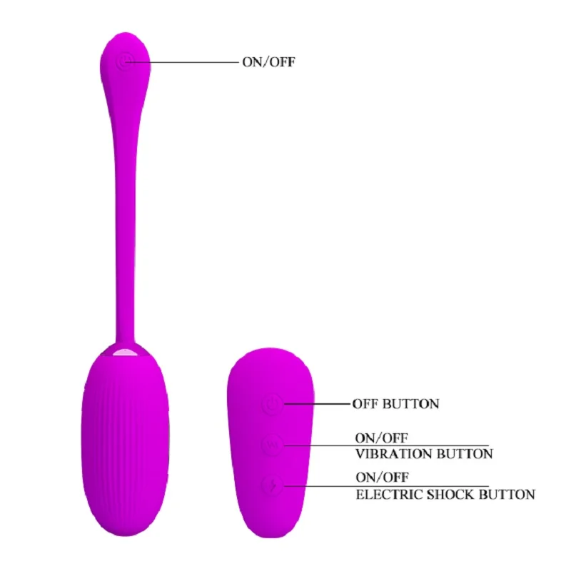 Gana meilės electrick šoko 7 greičio vibratorius silikono nuotolinio valdymo šuolis kiaušinių įkrovimo Makšties g-spot sekso žaislas moterims