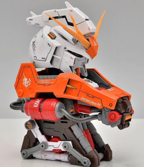MODELIO GERBĖJAI-AKCIJŲ asamblėjos Gundam modelis 1:35 RX-93 hi V Gundam Galva, krūtinė dovana Orange Išoriniai Šarvai žaislą dovanų veiksmų pav.