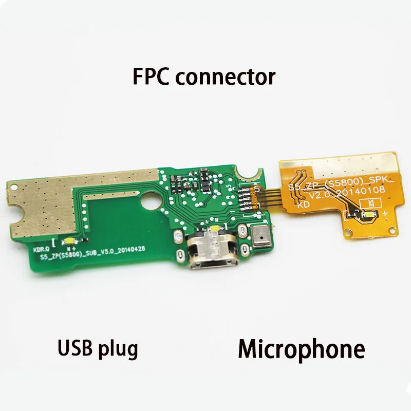 Usb plug mokestis valdybos ZOPO ZP1000 8510 Mobiliojo Telefono Flex Kabeliai apmokestinimo modulį, Mikrofoną, mobilusis telefonas Mini USB Port