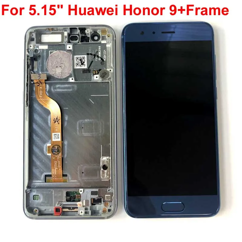 Originalą Huawei Honor 9 STF-L09 STF-AL10 STF-AL00 STF-TL10 LCD Ekranas +Touch Ekranas skaitmeninis keitiklis Asamblėjos Garbės 9 Priemoka