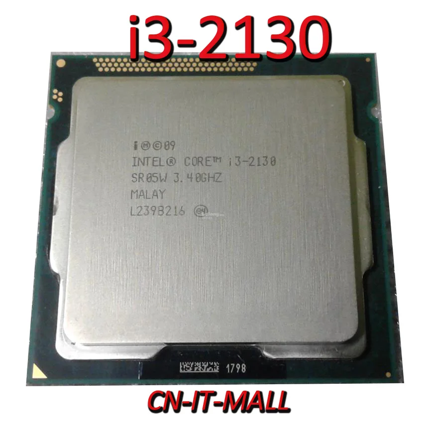 Intel Core i3-2130 CPU 3.4 GHz, 3MB Cache, 2 Branduolių 4 Temas LGA1155 Procesorius
