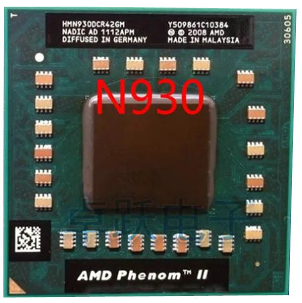 Originalus N930 AMD HMN930DCR42GM 638 pin PGA Kompiuterio CPU nemokamas pristatymas