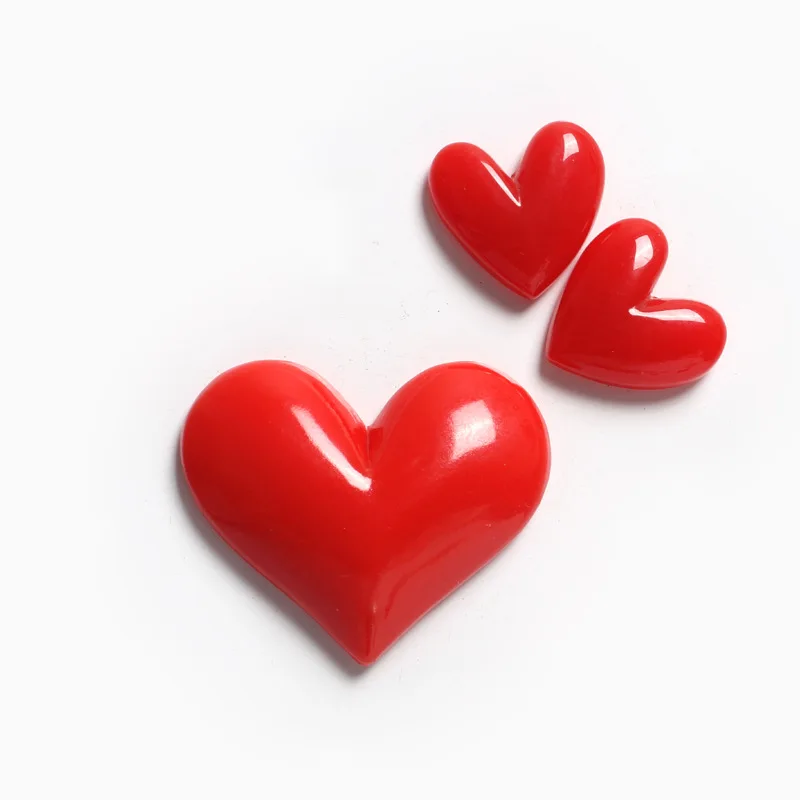 Meilė ir Pagrindinis Šaldytuvas Apdailos Pasta Stiprus Magnetai, Magnetinio Pasta Pranešimą Klijuoti Raudona Širdis Persikų Apdailos Širdies