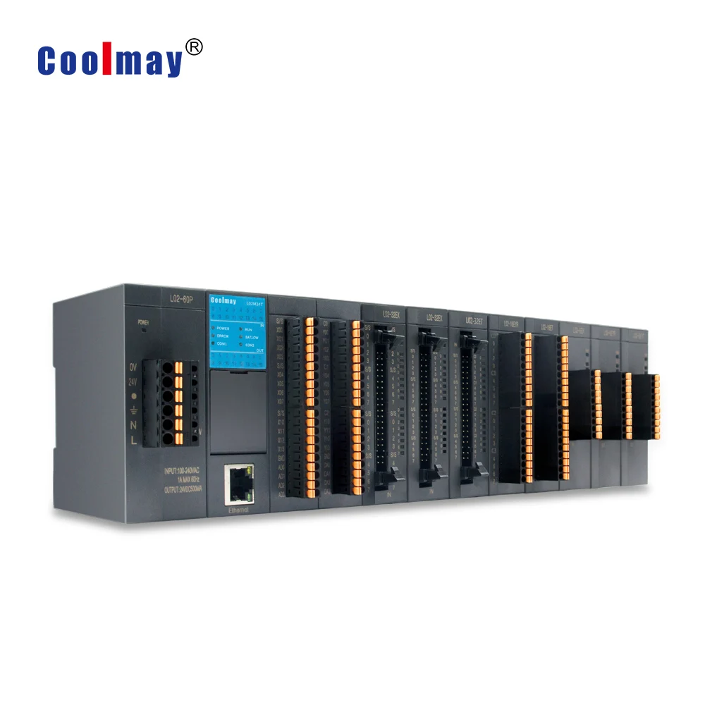 Nauji karšto Coolmay programuojamu valdikliu plc monitorius su praplėtimo moduliai