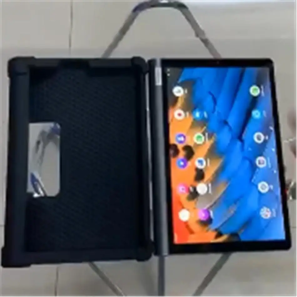 Tabletę atveju Lenovo Jogos Tab5 YT-X705F 2019 Tablet Silicio Stovėti padengti Lenovo Jogos Tab 5 atsparus smūgiams apsauginis atveju odos