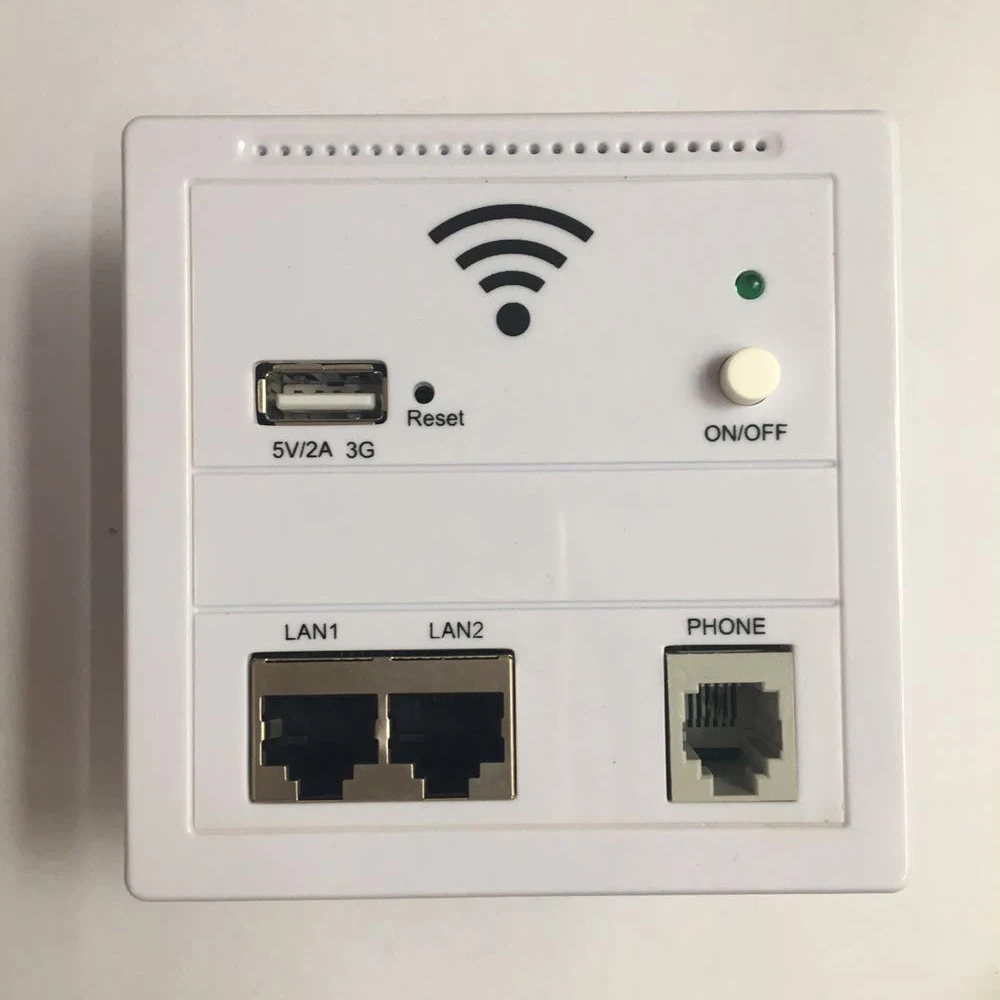 WiFi Router Smart Lizdo Sienoje Įtaisyto 3G USB Prieigos Taško, Belaidžio Sieninės Kartotuvas Smart Nuotolinio Valdymo