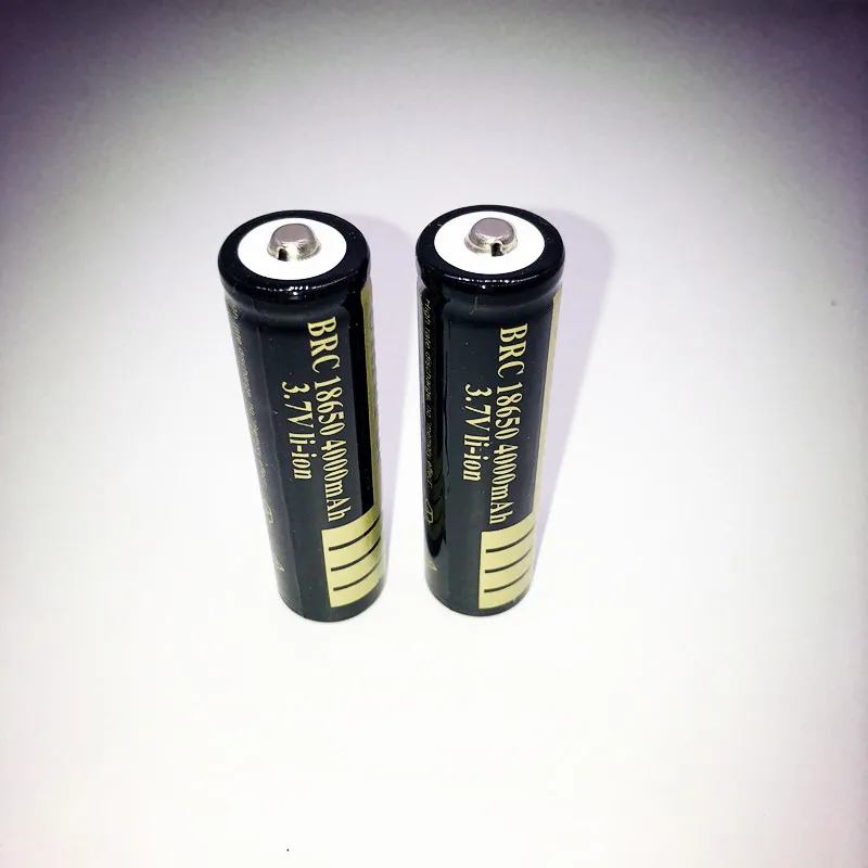 4pcs 2017 Naujus 18650 baterija 3.7 V 4000mAh įkrovimo liion akumuliatoriaus Led žibintuvėlį, Fakelą batery litio baterija+ Nemokamas Pristatymas