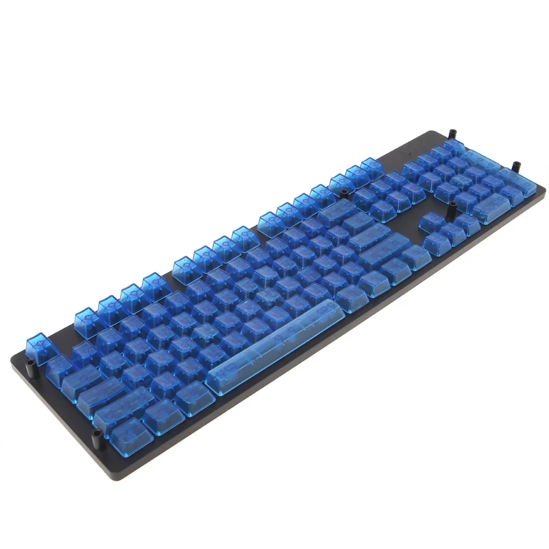 104 Klavišai Skaidrus ABS Tuščią Keycaps OEM MX Jungikliai Žaidimų Klaviatūra