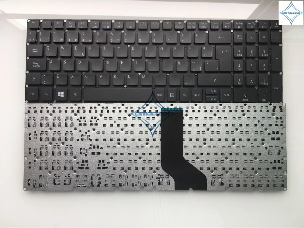 Naujas Acer Aspire E15 E5-573G 582P 557U 507H 54G6 V5-591G F5-572G V3-575 V3-575G SP lotynų ispanų nešiojamojo kompiuterio klaviatūra teclado