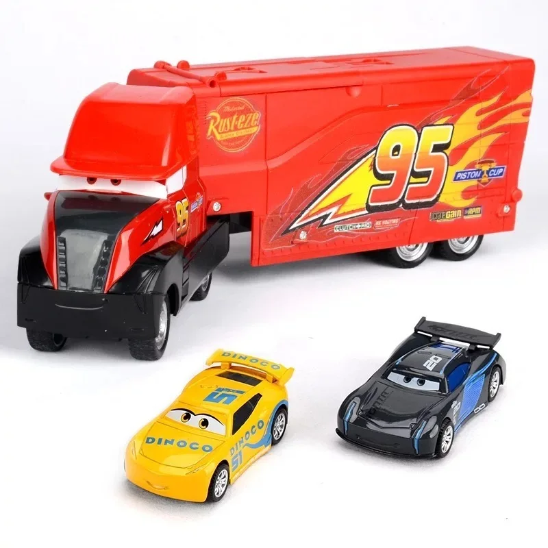 Disney Pixar Cars 3 Žaibas McQueen Jackson Audra Cruz Mater Mack Dėdė Sunkvežimių 1:55 Diecast Metal Automobilio Modelį Berniukas Dovanų rinkinys Žaislas