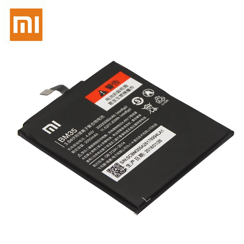 2019 Nauja originali Baterija BM35 Už Xiaomi Mi 4C Mi4C M4C Aukščiausios Kokybės mobiliųjų Telefonų Baterijos 3000mAh su nemokama Remonto Įrankiai