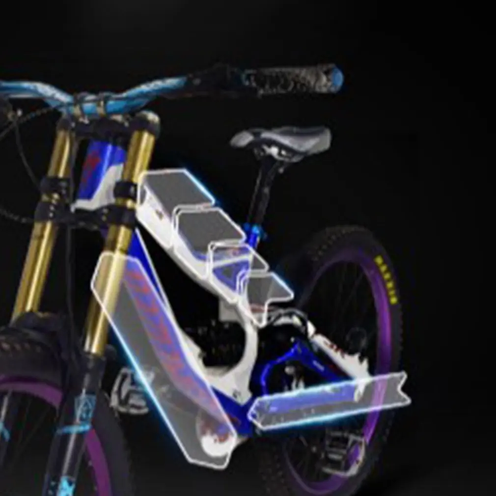 Dviračio rėmą apsaugos lipdukai 3D atsparus įbrėžimams, lipdukai nuimamas MTB dviračių kelių dviratį krepšelį apsaugine plėvele Padengti