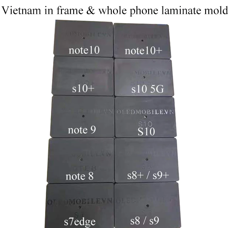 Rėmo LCD Laminavimas Pelėsių Samsung S10 N10 N8 N9 S8 S9 Ekranas Pakeisti Laminavimo Remonto Nr. Burbulas & Banga Vietnamas Pelėsių