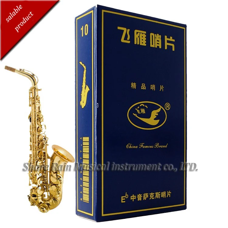 Plaukioja Žąsų mėlyna dėžė Eb alto saxophone nendrių Bb sopranas, tenoras klarnetas nendrės nepriklausomų pakavimo tinka pradedantiesiems naudoti