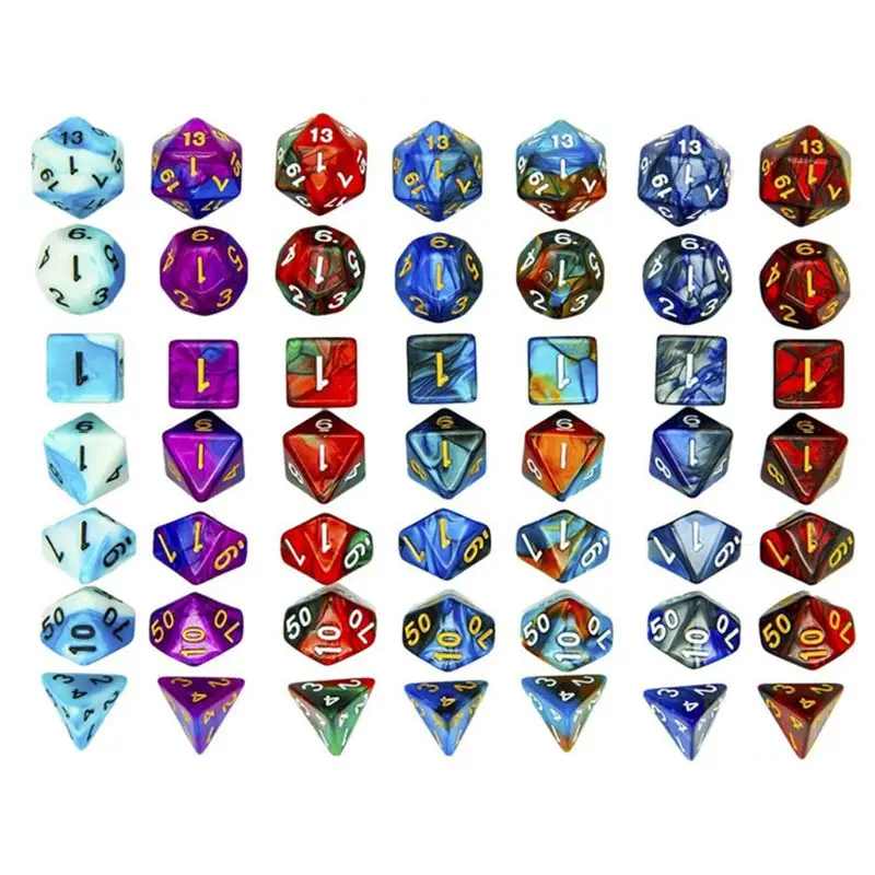 7 Figūros, Kauliukai Filė Kvadrato Trikampio Kauliukai Pelėsių Kristalų Epoksidinės Dervos Pelėsių Rinkinys Kauliukai Skaitmeninis Žaidimas Silikono Formų Meno Amatų