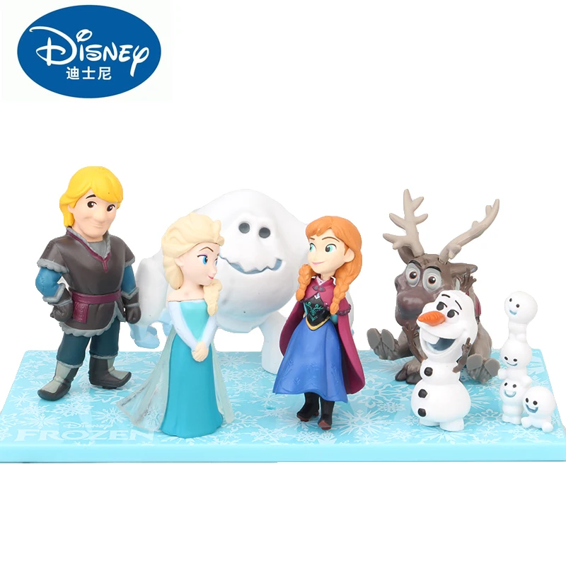 Naujas 1set Disney Sušaldyti 2 Sniego Karalienė Elsa Anna PVC Veiksmų Skaičius, Olaf Kristoff Sven Anime Lėlės Figūrėlės Vaikams, Žaislas Vaikams Dovanų